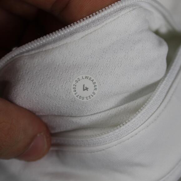 Lululemon Skirt Womens 4 Pace Rival Skirt Regular White Athletic Tennis Skort - Picture 10 of 15